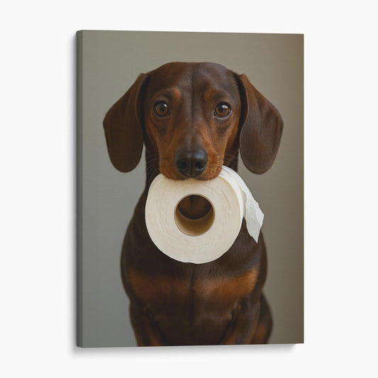 Dachshund Dog Toilet Paper