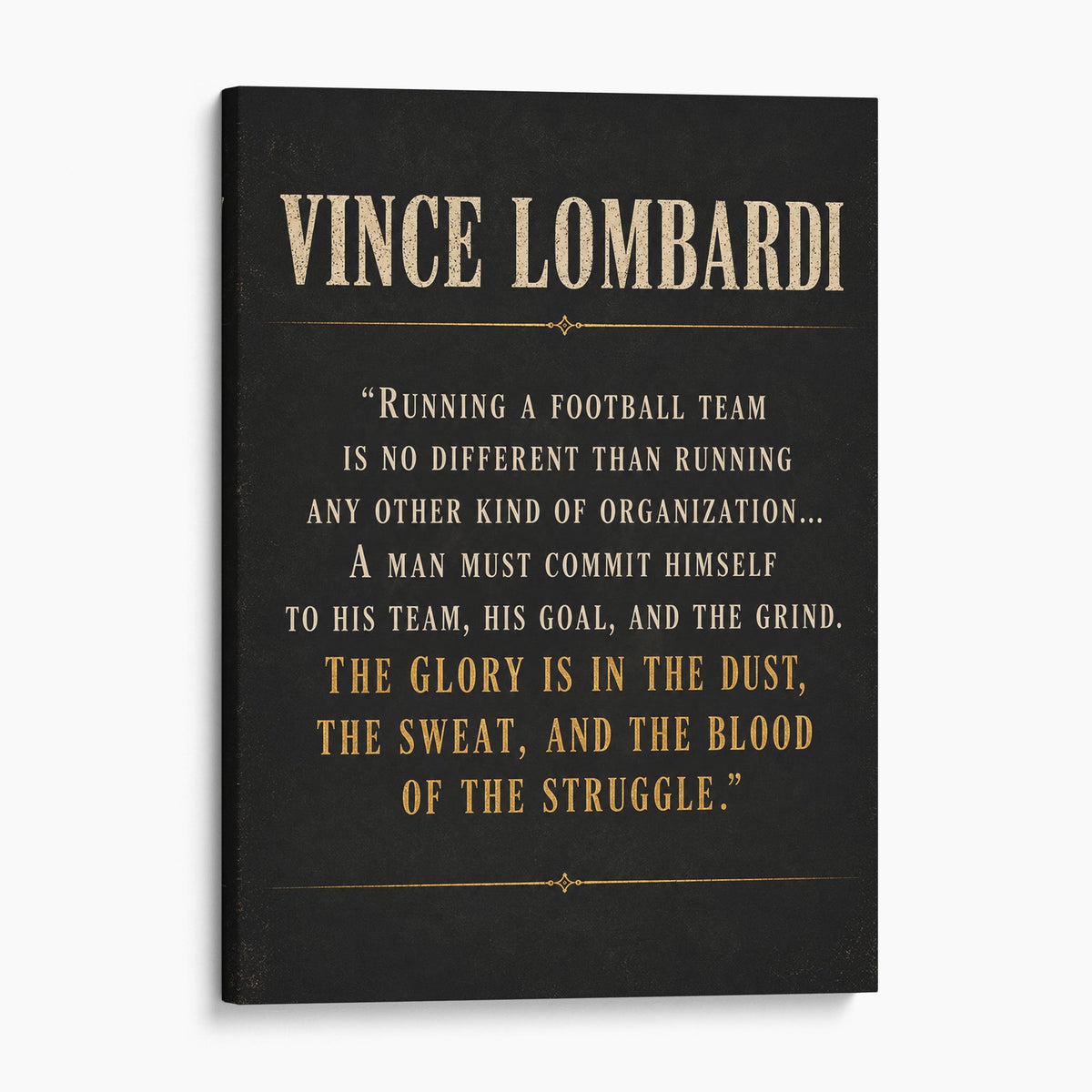 Vince Lombardi - The Glory