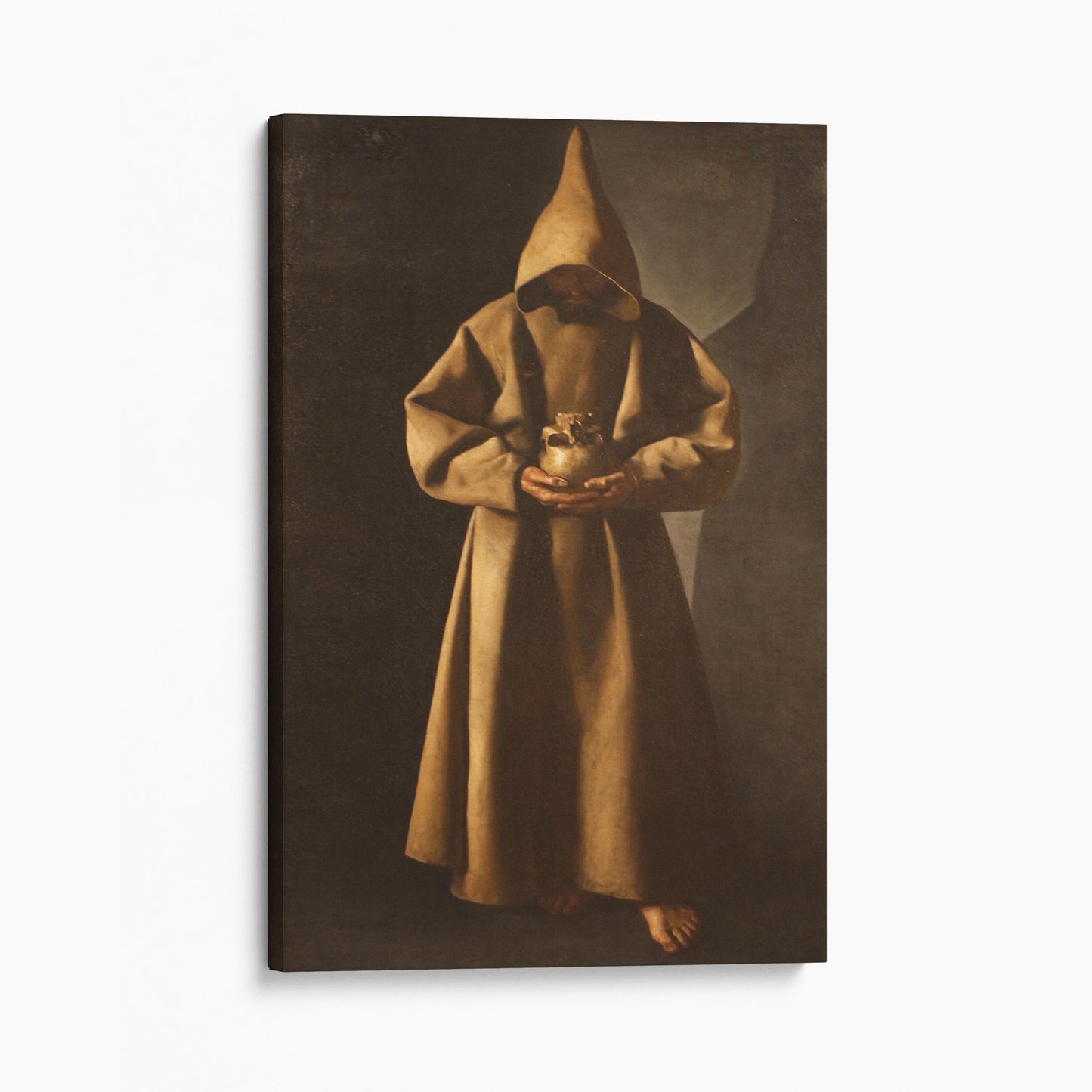 St Francis Of Assisi Meditating About Death