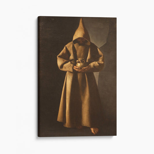 St Francis Of Assisi Meditating About Death