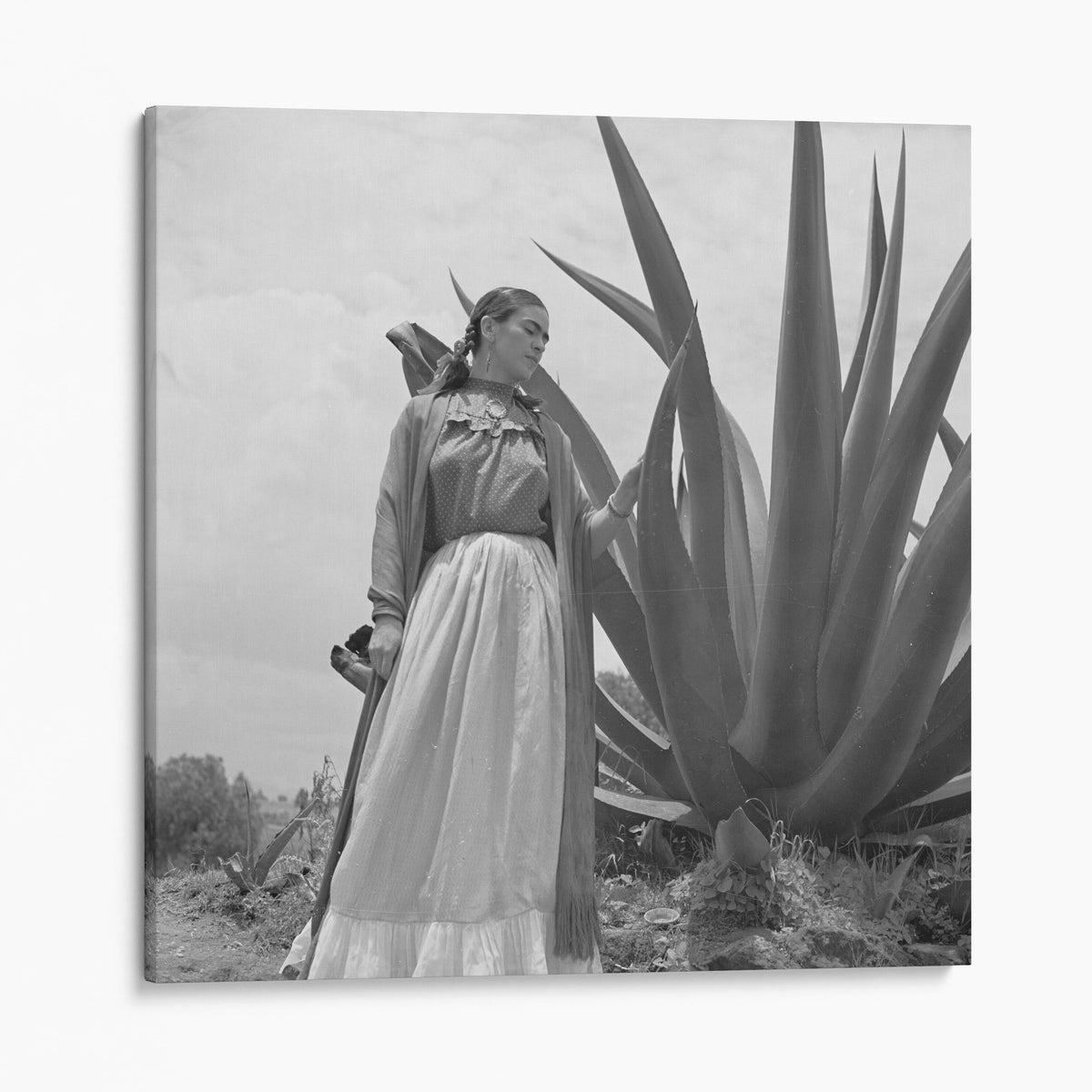 Frida Kahlo with Agave Plant