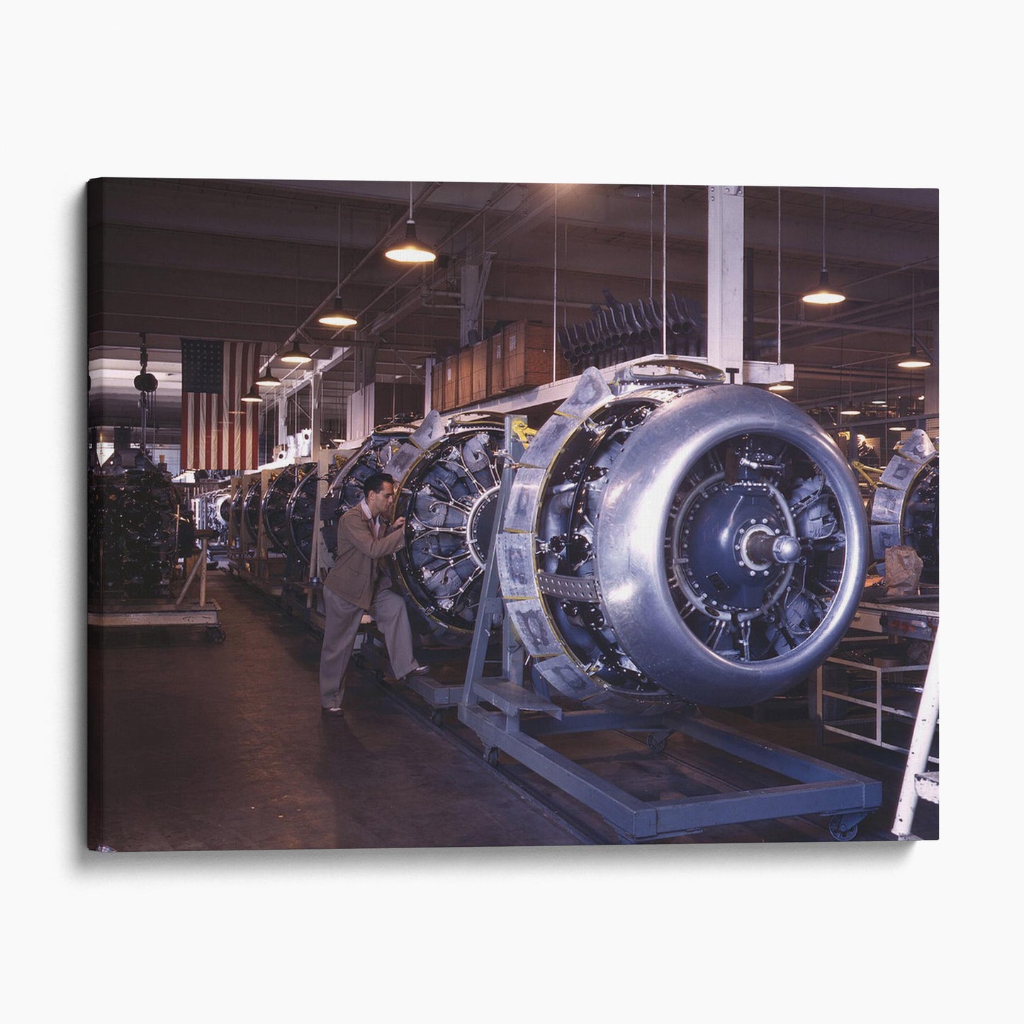 B52 Bomber Airplane Engines, World War Two