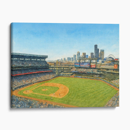 T Mobile Park Watercolor Painting