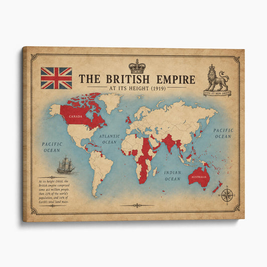 The British Empire At Its Height (1919)