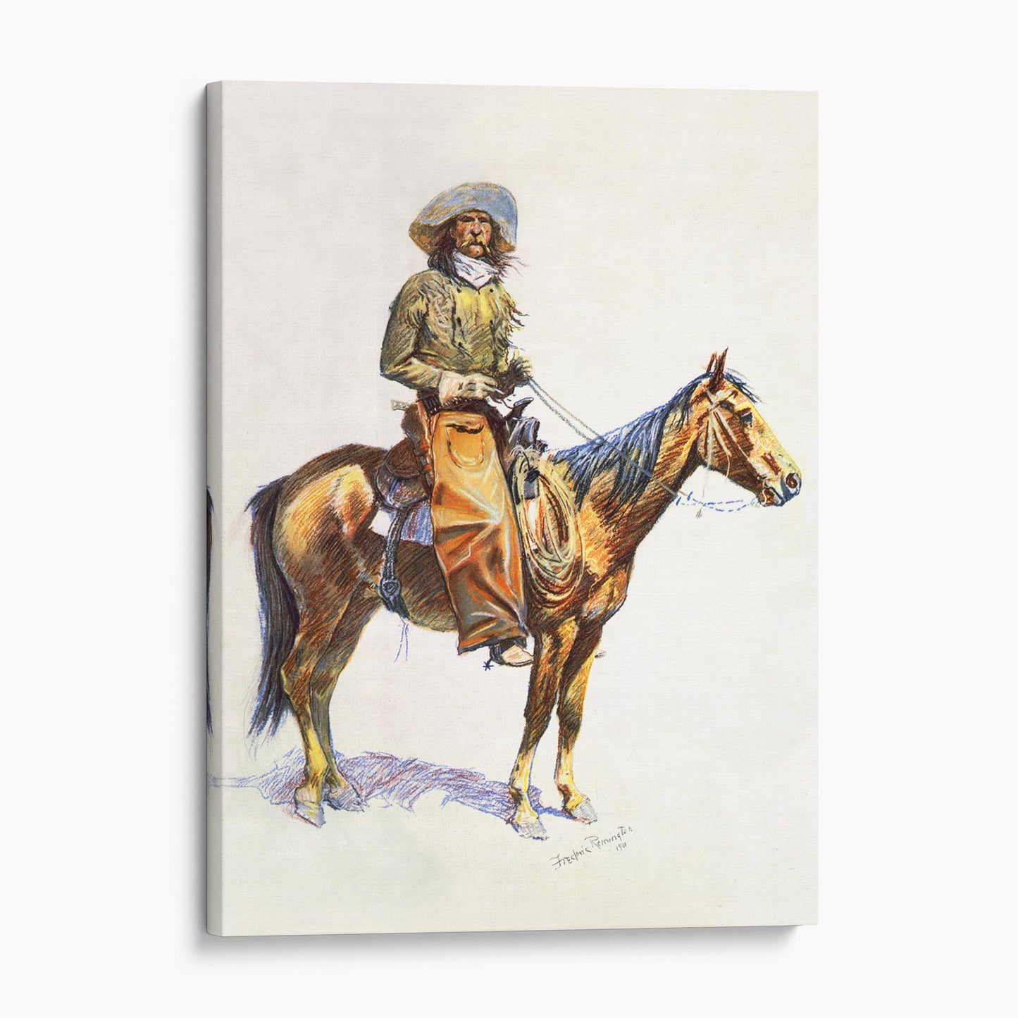Arizona Cowboy by Frederic Remington