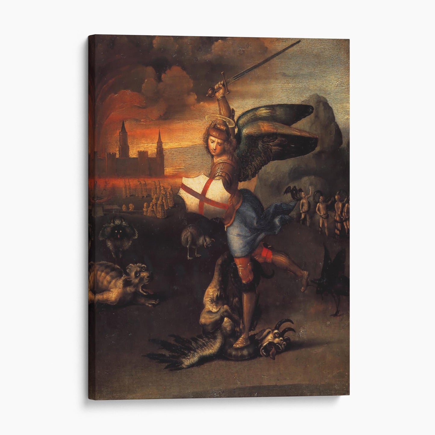 Saint Michael Vanquishing The Dragon, 1505 - Raphael