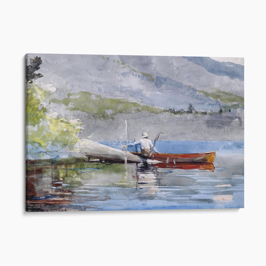 The Red Canoe, 1884 by Winslow Homer