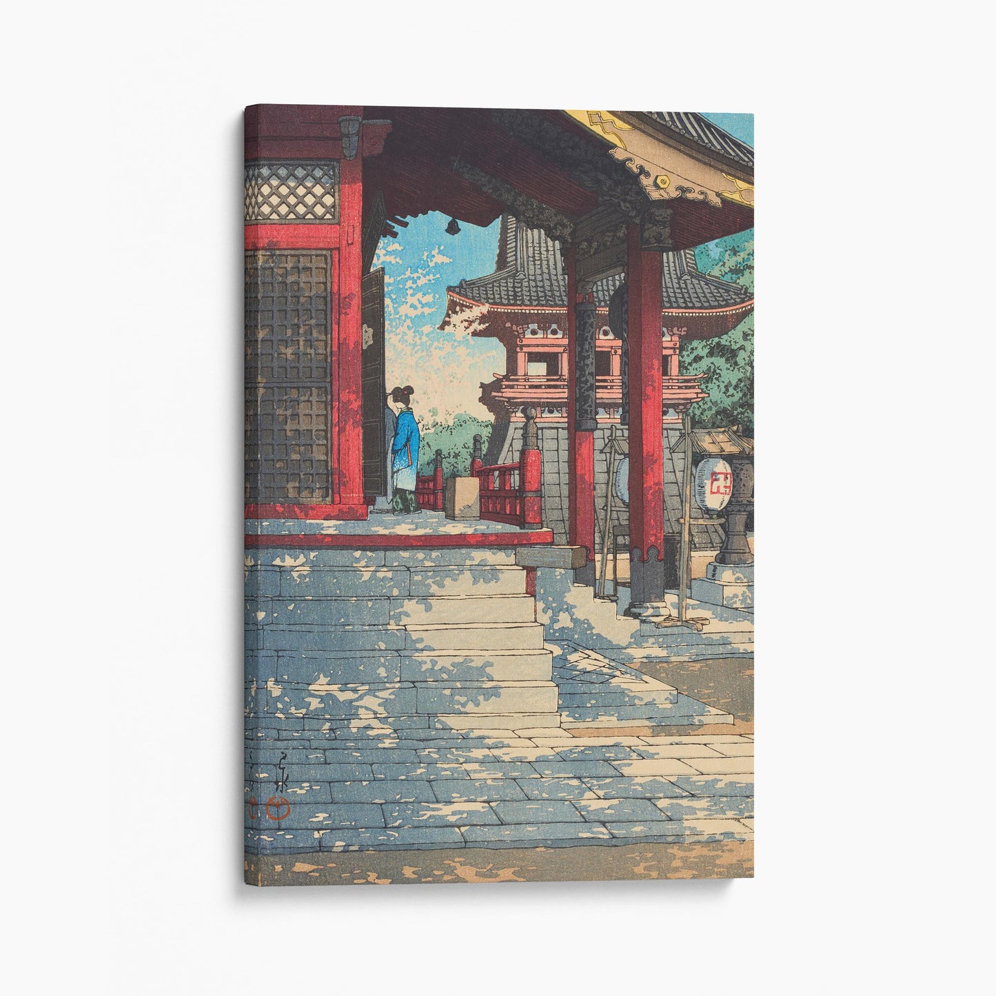 Fudo Hall in Meguro (1931) - Kawase Hasui