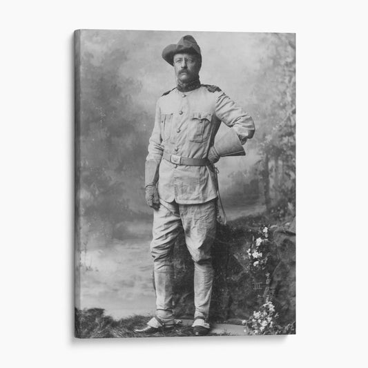 General Theodore Teddy Roosevelt In Rough Rider Uniform