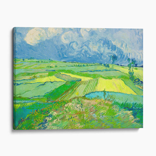 Wheat Fields at Auvers Under Clouded Sky by Van Gogh