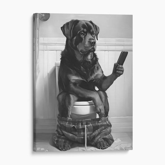 Rottweiler Dog Bubble Bath