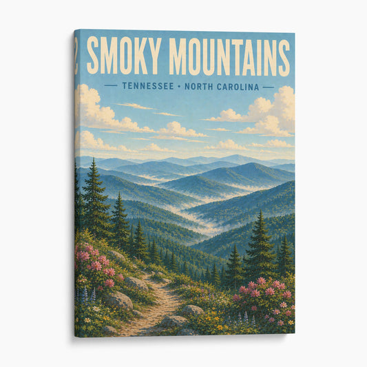 Smoky Mountains Travel Poster