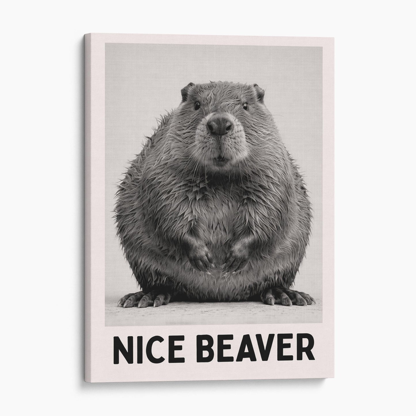 Nice Beaver - Bathroom Sign