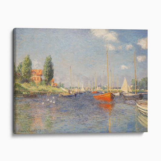 Red Boats, Argenteuil 1875 by Claude Monet