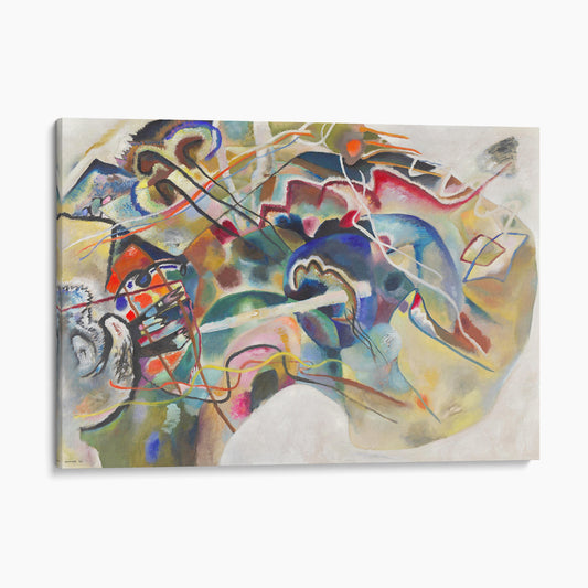Painting with White Border by Kandinsky