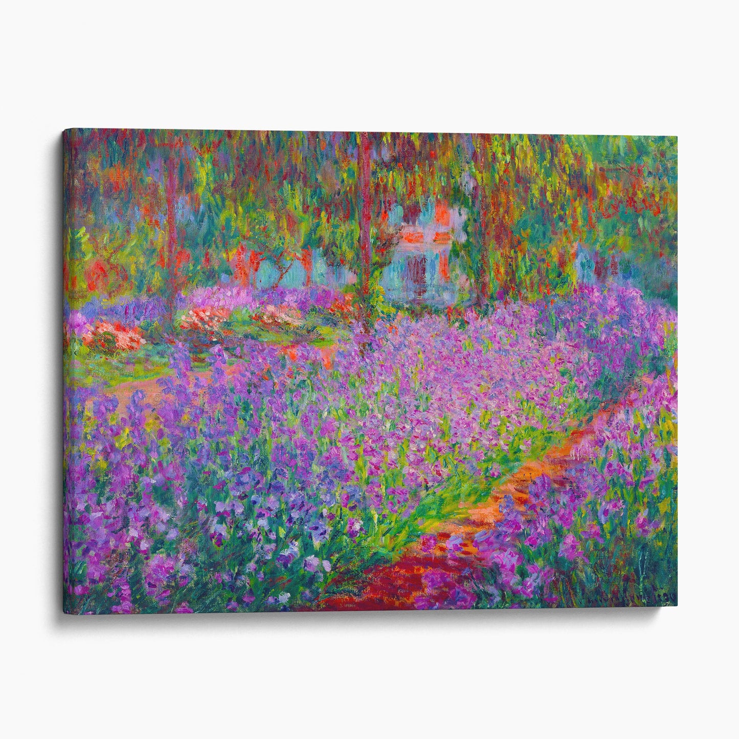 Monet's Garden at Giverny, by Claude Monet, 1900. Musee d'Orsay, Paris, France