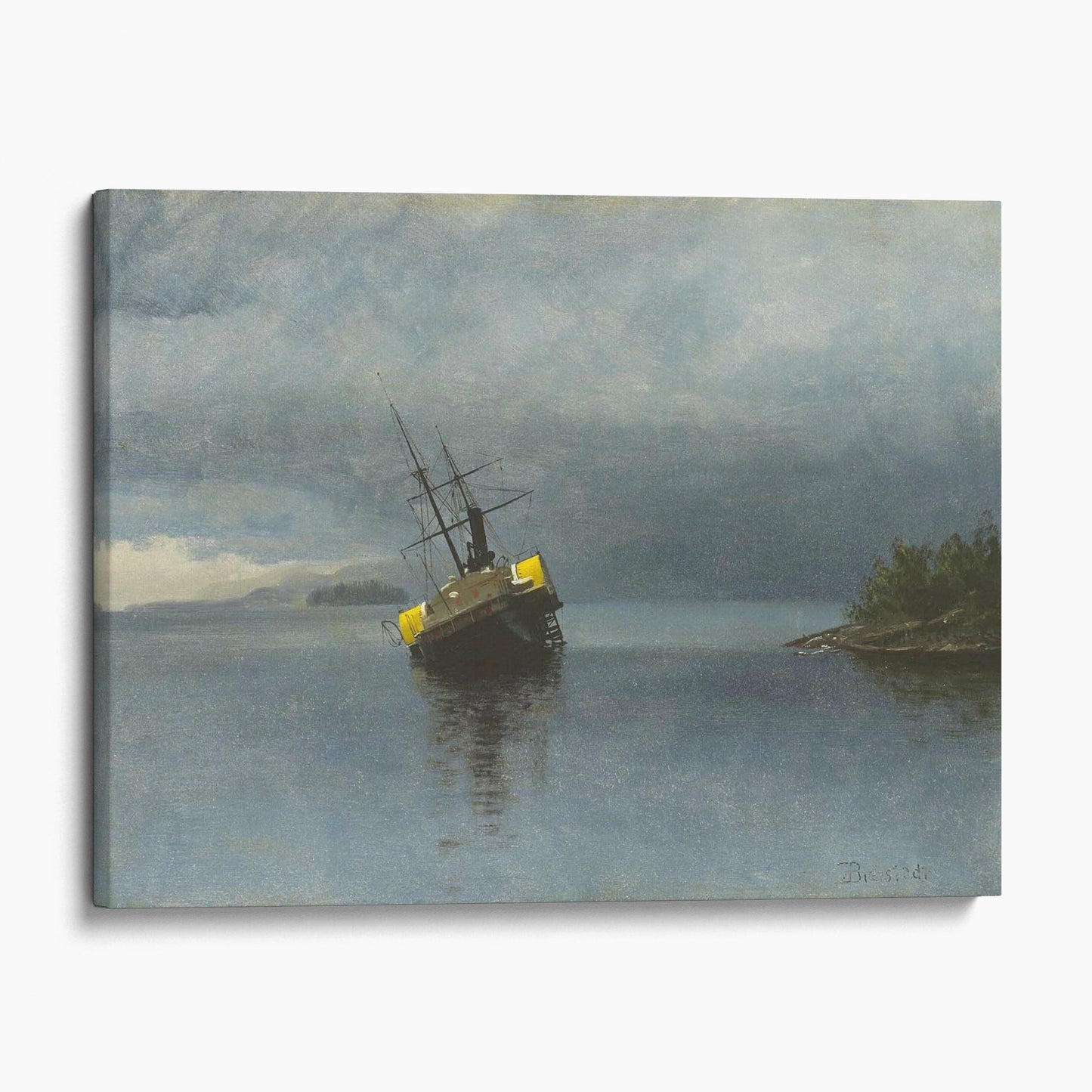 Wreck of the Ancon by Albert Bierstadt