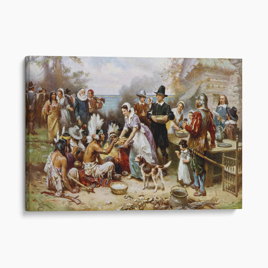 The First Thanksgiving 1621 - Jean Leon Gerome Ferris