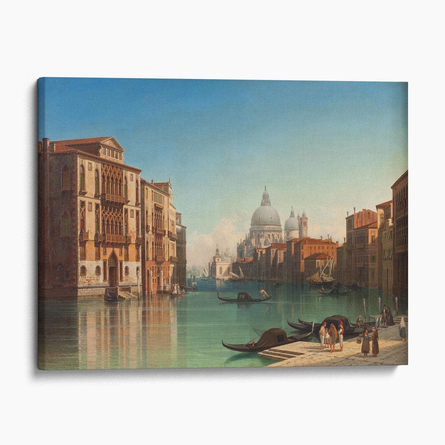 View of the Grand Canal in Venice - Gustaf Wilhelm Palm