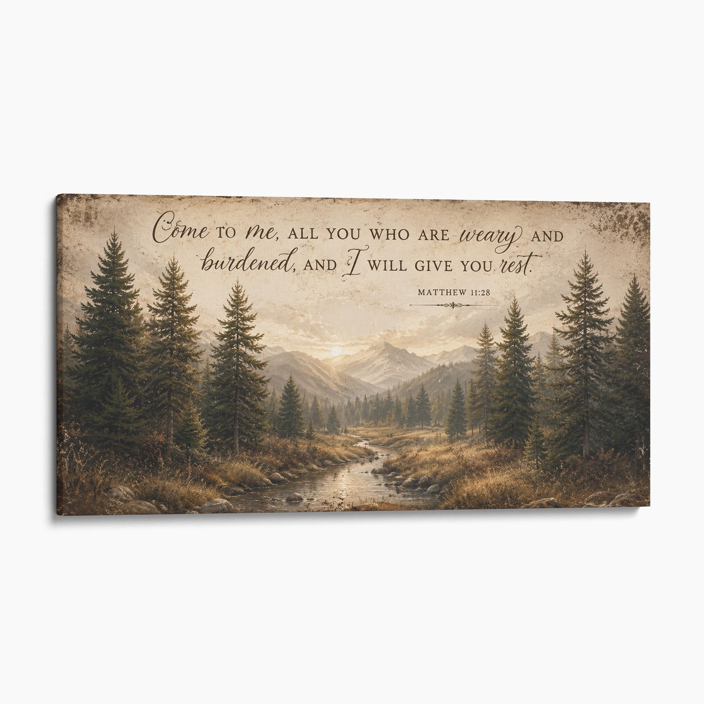 Come to me, all you who are weary - Matthew 11:28