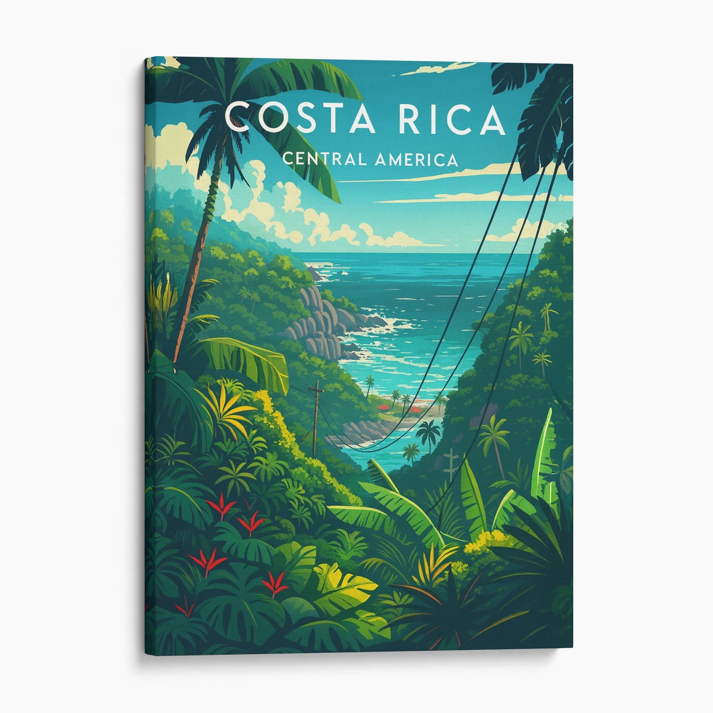 Costa Rica Travel Poster