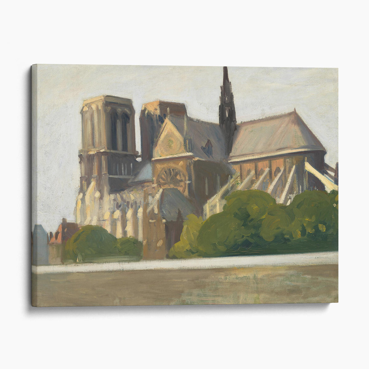 Notre Dame de Paris, 1907 by Edward Hopper
