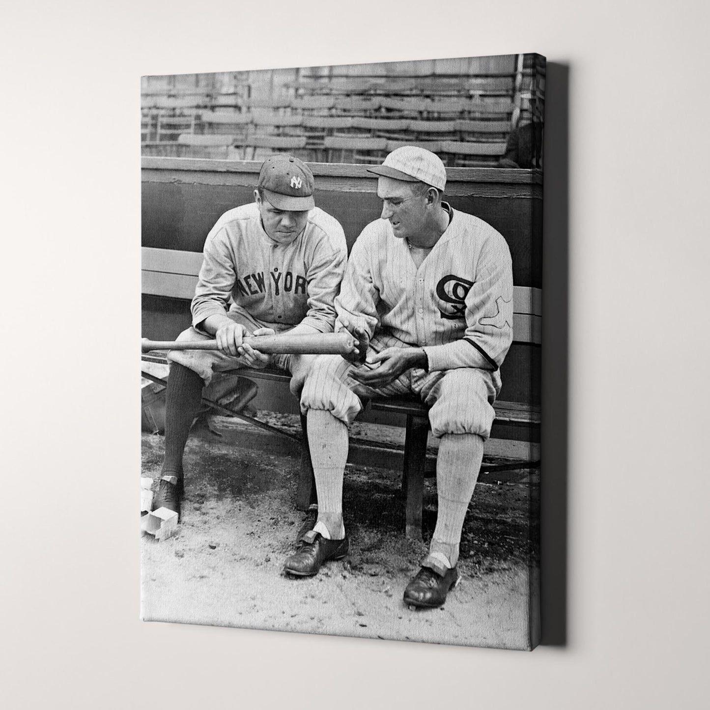 Babe Ruth & Shoeless Joe Jackson