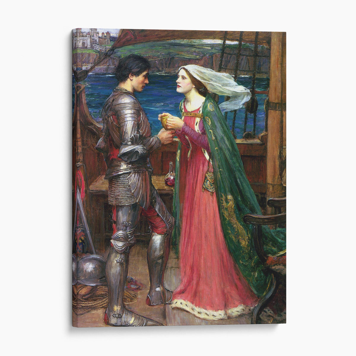 Tristan and Isolde with the Potion - John William Waterhouse