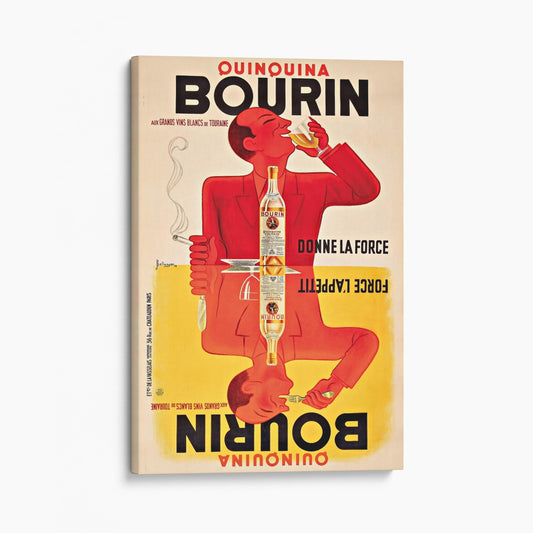 Bourin Quinquina Jaques Bellenger Vintage Advertising Poster