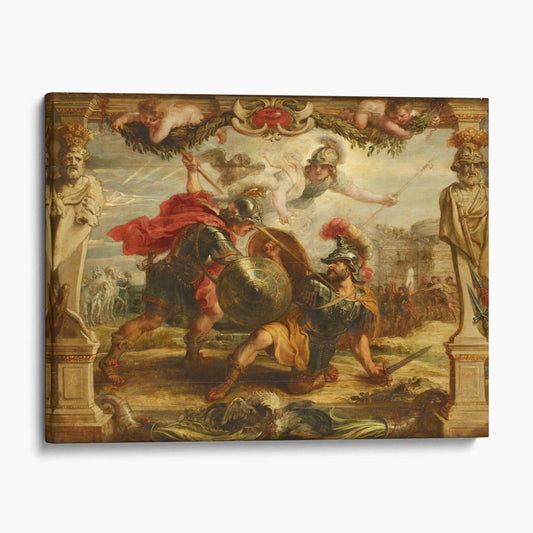 Achilles Defeating Hector, 1630 by Peter Paul Rubens