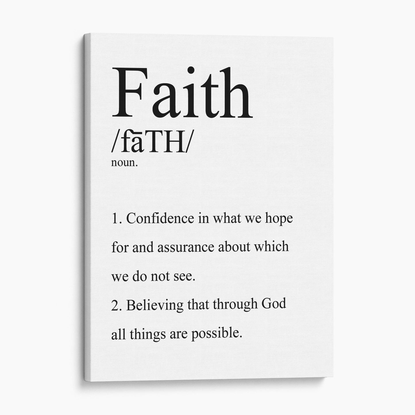 Faith Definition
