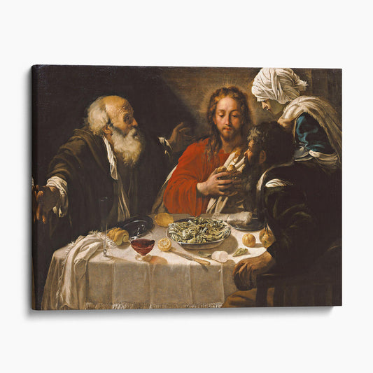 Christ And The Disciples In Emmaus by Caravaggio