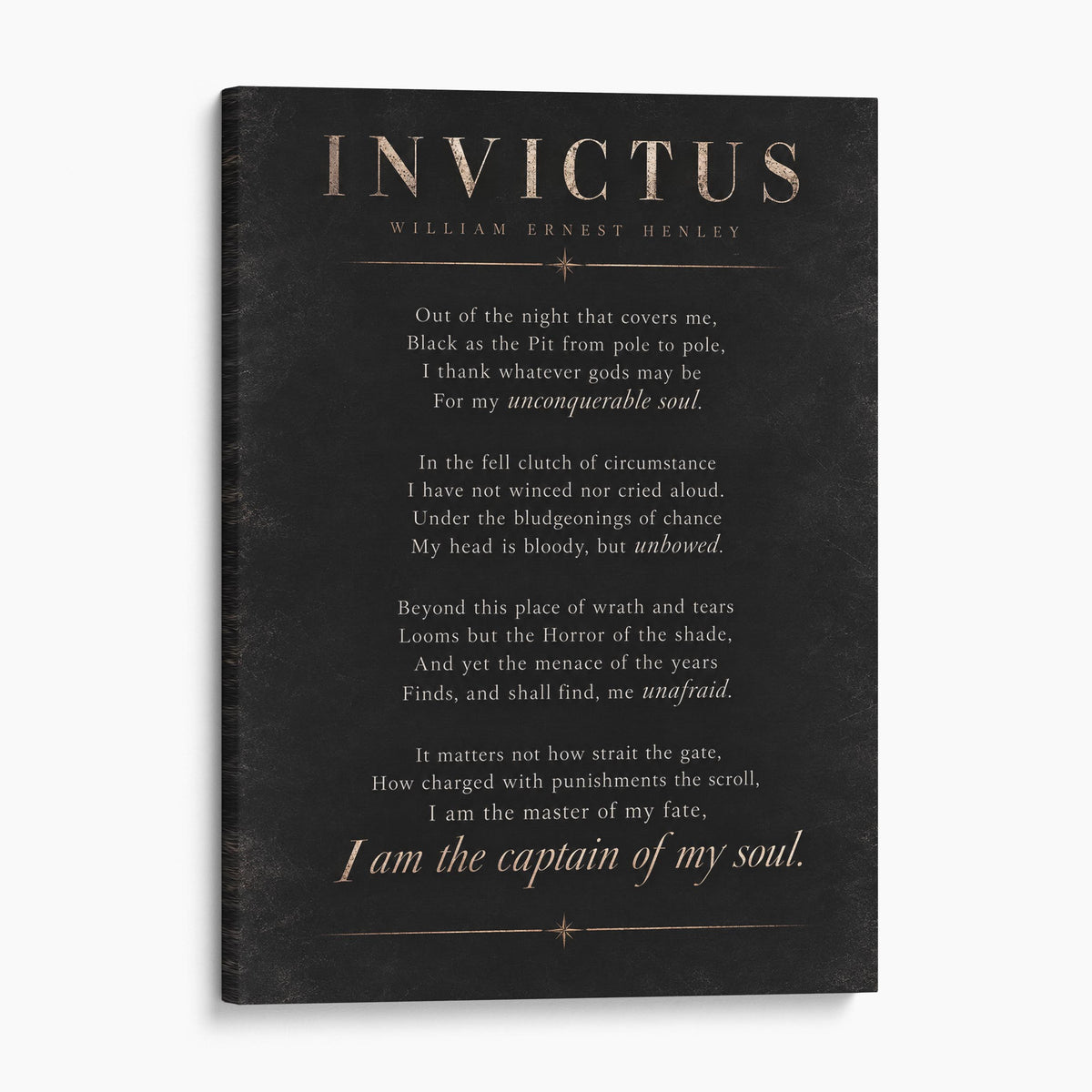 Invictus - William Ernest Henley