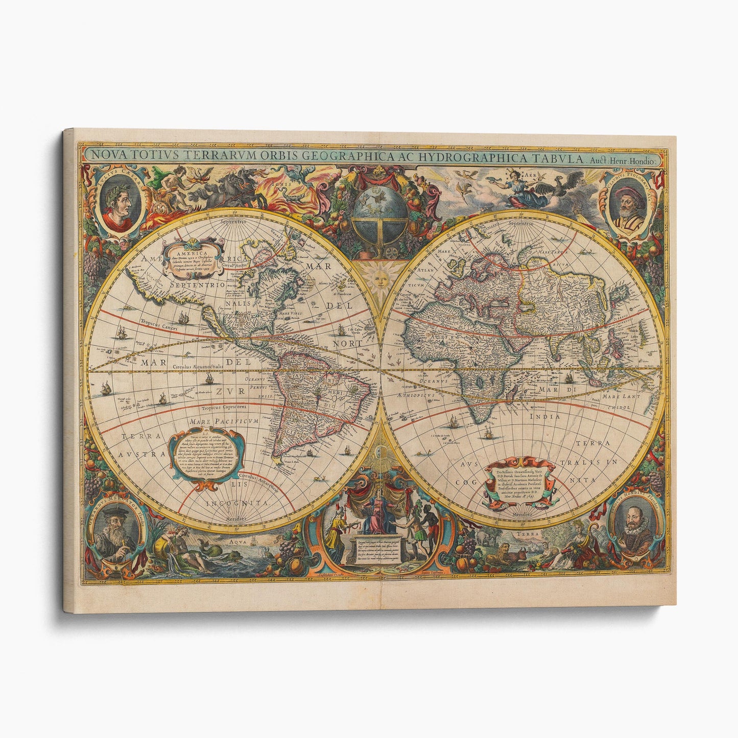 New Map of the World, 1641
