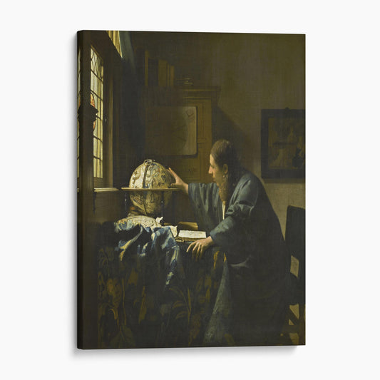 The Astronomer 1668 by Johannes Vermeer