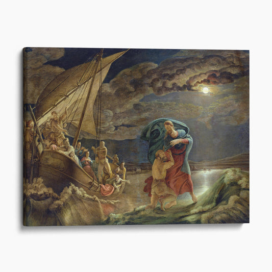 Peter On The Sea - Peter Walks on Water, 1806 by Philipp Otto Runge