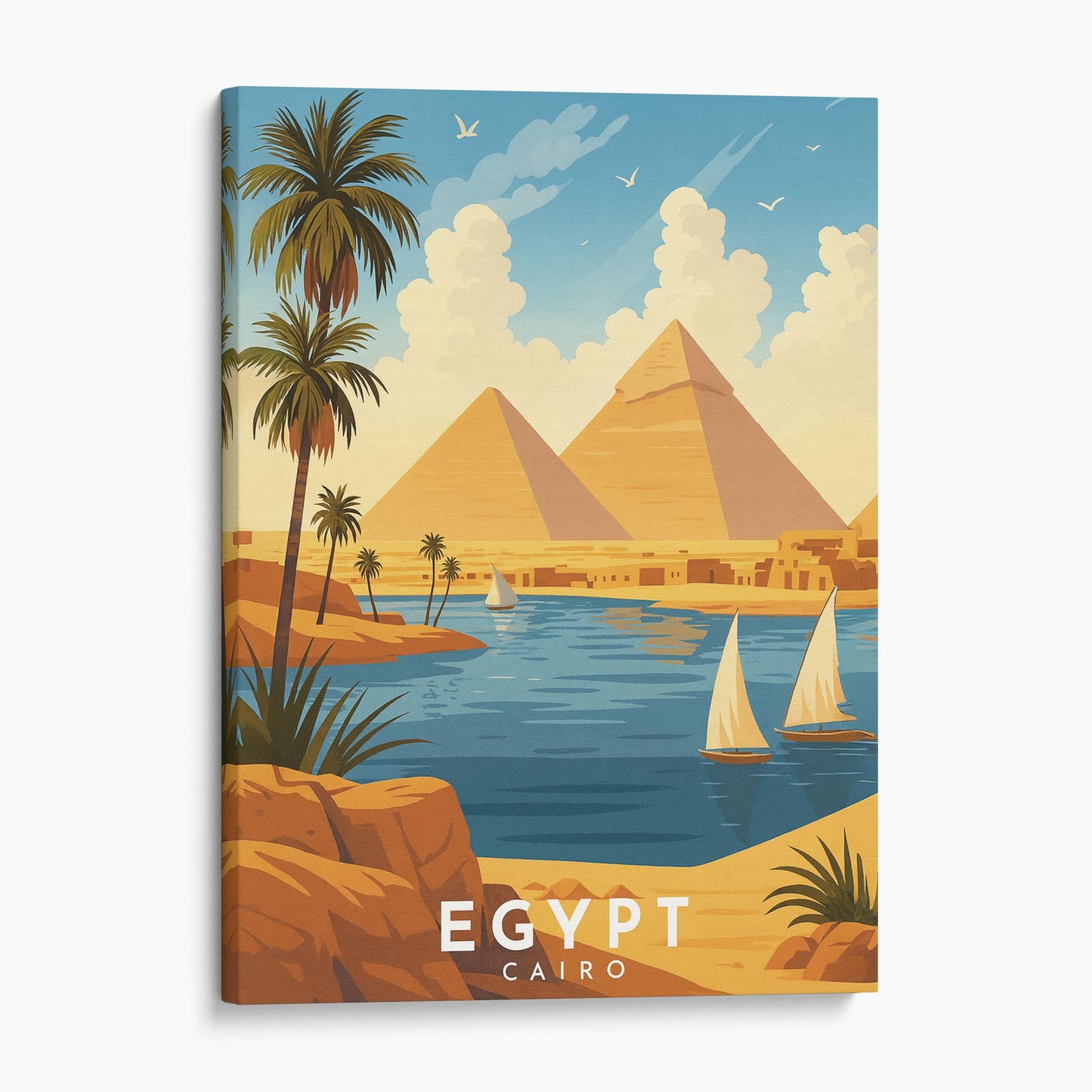 Egypt Vintage Travel Poster