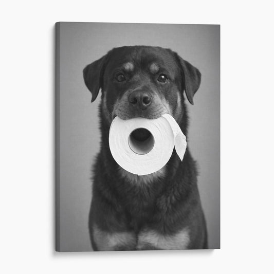 Rottweiler Dog Toilet Paper
