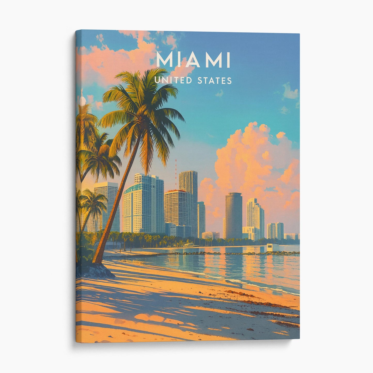 Miami Vintage Travel Poster