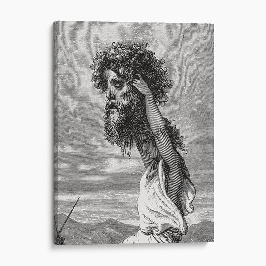 David Slays Goliath by Gustave Dore