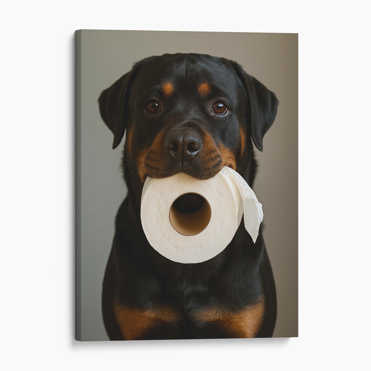Rottweiler Dog Toilet Paper