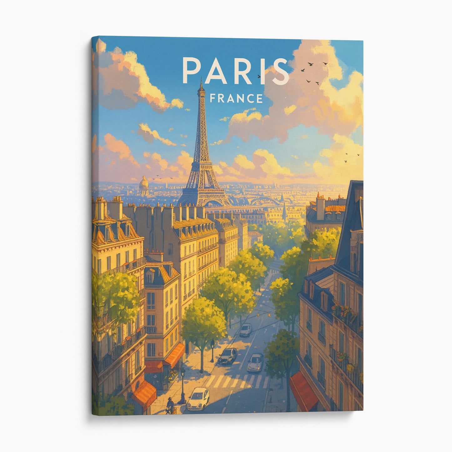 Paris France Travel Poster