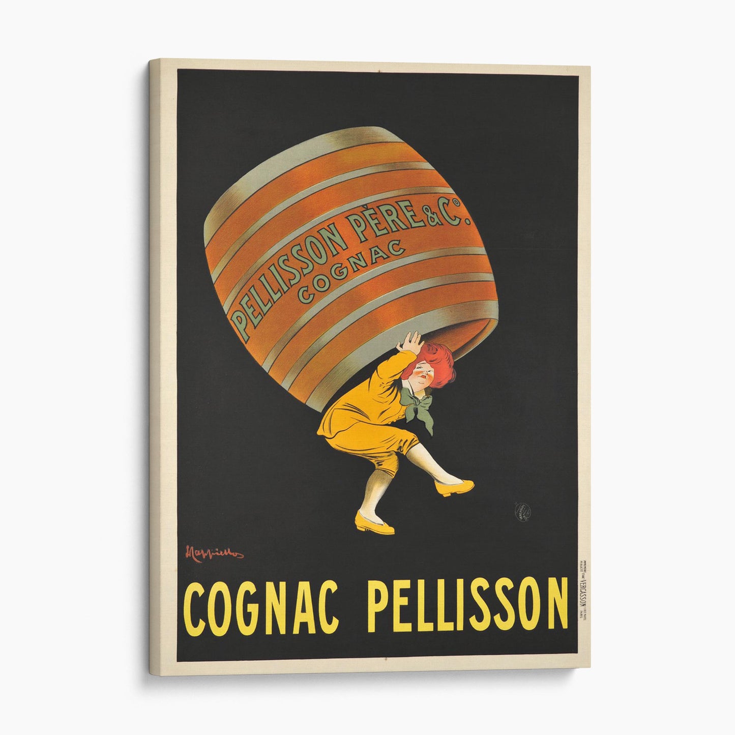 Cognac Pellisson Vintage Drink Advertising