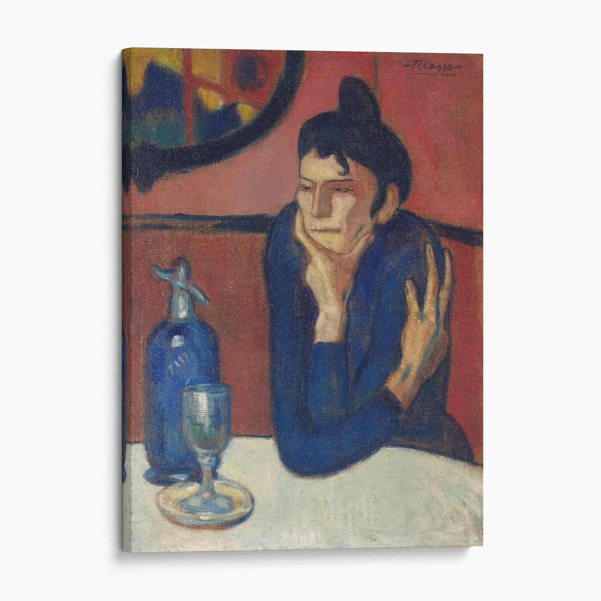 Femme Cafe - Absinthe Drinker 1901 by Pablo Picasso