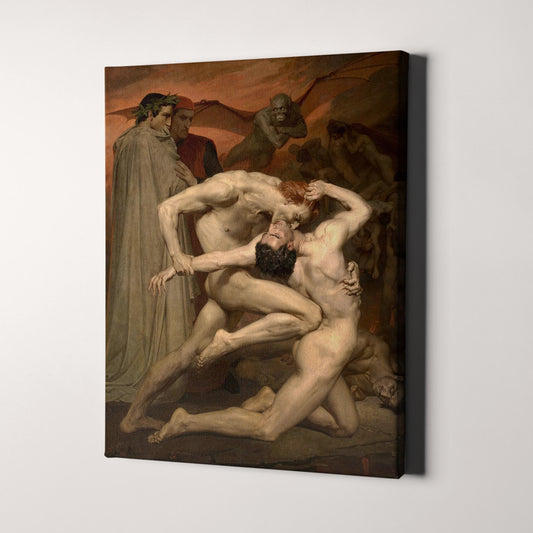 Dante and Virgil in Hell by William-Adolphe Bouguereau