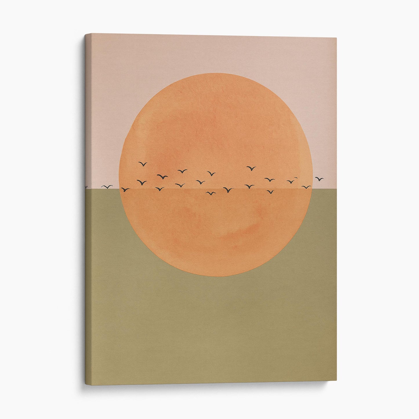 Rising Sun Abstract Japandi