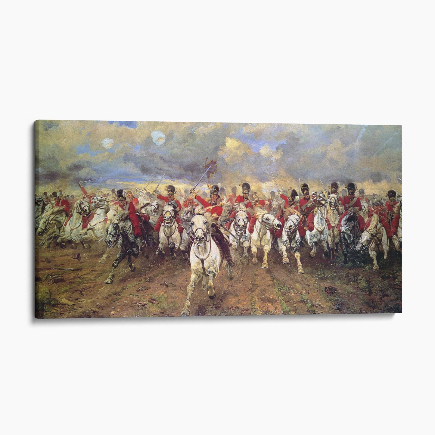 Scotland Forever Cavalry Charge of the Royal Scots Greys Battle of Waterloo By Lady Elizabeth Butler