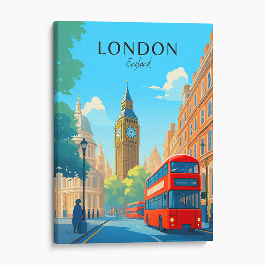 London England Travel Poster II