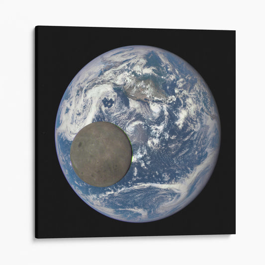 Moon Crosses In Front Of Earth