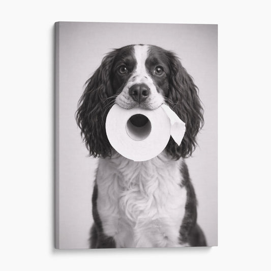 English Springer Spaniel Dog Toilet Paper